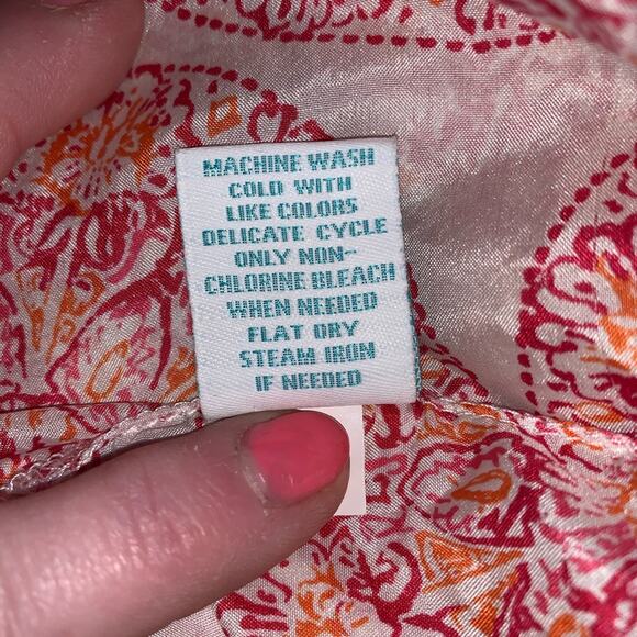 Calypso St. Barth-Target 100% Silk Medallian Top - Picture 8 of 8